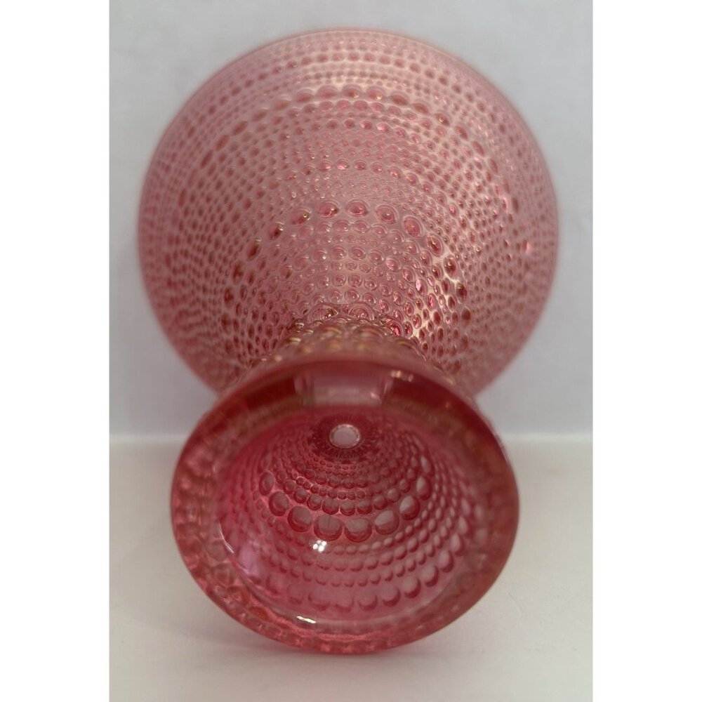 1 Fortessa Jupiter Pink Beaded Hobnail Martini Glass Charming Elegant Stylish - Picture 5 of 9